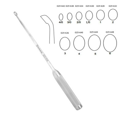 Bone Curette Angled