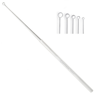 Buck Ear Curette Angled Sharp