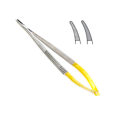 Castroviejo Needle Holder Curved Tungsten Carbide