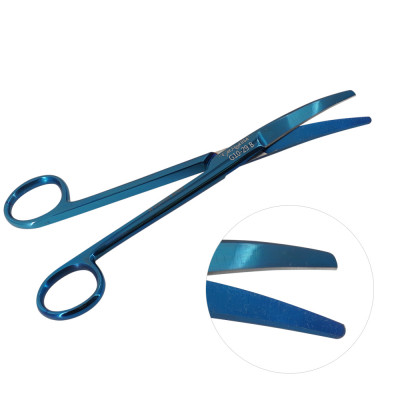 Mayo Dissecting Scissors Curved 6 3/4 inch Color Coated