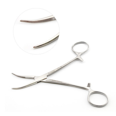 Dandy Forceps 5 1/2 inch Curved Sideways