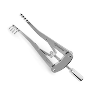 Allport Retractor 2 1/2 inch Spread 4x4 Sharp 4 inch