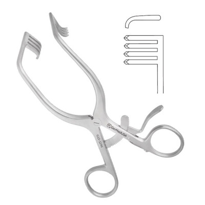 Frazier Retractor 3 1/4 inch Spread 3X4 Blunt