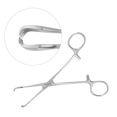 Lahey Vulsellum Forceps 3x3 Teeth 6 1/4 inch