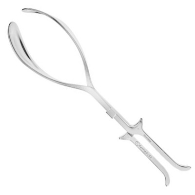 Kielland Luikart Obstetrical Forceps 15 1/2 inch Solid Blades