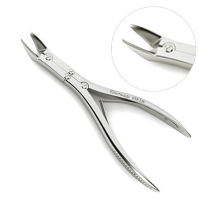 McIndoe Bone Cutting Forceps Double Action 7 1/2 inch Slightly Angled