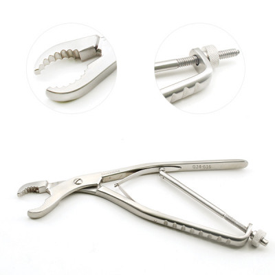 Ulrich Bone Forceps Curved 9 inch