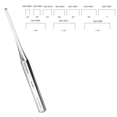 Hibbs Osteotome Straight 9 1/2 inch