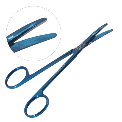 Metzenbaum Dissecting Scissors 5 inch Color Coated Curved