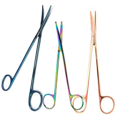 Metzenbaum Dissecting Scissors Straight Color Coated