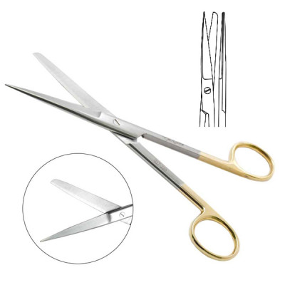 Operating Scissors Sharp Blunt Straight Tungsten Carbide