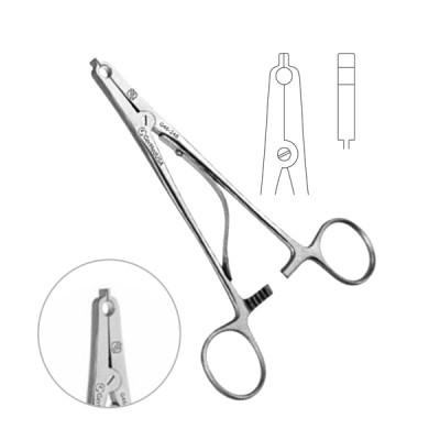 Raney Scalp Clip Applying Forceps