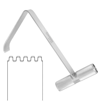 T Handle Retractor Angled Blade