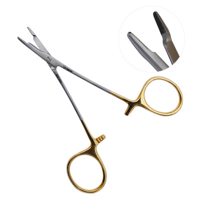 Webster Needle Holder with Scissor 12cm Tungsten Carbide