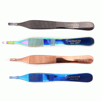 Brown Adson Forceps 4 3/4" Color Coated 7x7 Teeth