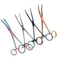 Carmalt Forceps Color Coated 6 1/4" Curved