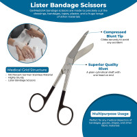 Lister Bandage Scissors 3 1/2" - Supercut