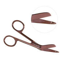 Lister Bandage Scissors 4 1/2" Rose Gold Coated