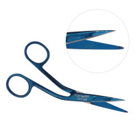 Hi Level Bandage Scissors 5 1/2" Blue Coated (Knowles)