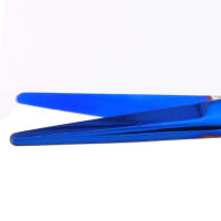 Mayo Dissecting Scissors Straight 6 3/4" Blue Coated