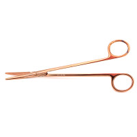 Metzenbaum Scissors 7" Curved Rose Gold Coated