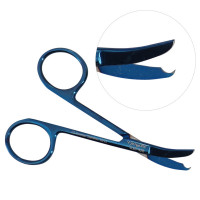 Northbent / Shortbent Stitch Scissors 3 1/2" Blue Coated
