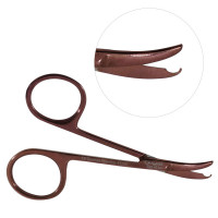 Northbent / Shortbent Stitch Scissors 3 1/2" Rose Gold Coated
