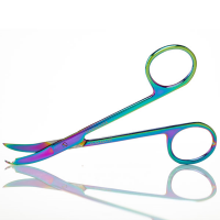 Northbent Stitch Scissors 4 1/2" Rainbow Coated