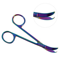 Northbent Stitch Scissors 4 1/2" Rainbow Coated