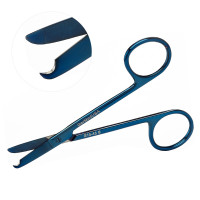 Littauer Stitch Scissors 5 1/2" Blue Coated