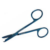 Littauer Stitch Scissors 5 1/2" Blue Coated
