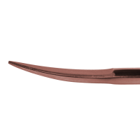 Iris Scissors 4 1/2“ Curved Rose Gold Coated