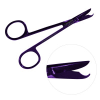 Littauer Stitch Scissors 4 1/2" Straight Purple Coated