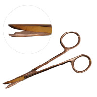 Littauer Stitch Scissors 4 1/2" Straight Rose Gold Coated