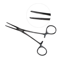 Kelly Hemostatic Forceps 5 1/2" Curved - Gun Metal Coated