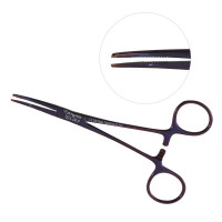 Kelly Hemostatic Forceps 5 1/2" Curved - Purple Coated