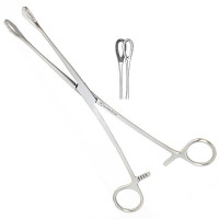 Foerster Sponge Forceps Straight 7" Smooth Jaws