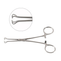 Baby Babcock Tissue Forceps 5 1/2" Delicate Jaws 6mm Wide