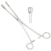 Foerster Sponge Forceps Straight 8" Serrated Jaws