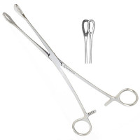 Foerster Sponge Forceps Straight 8" Smooth Jaws
