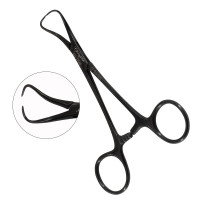 Backhaus Towel Clamp 5 1/4" Gun Metal Coated