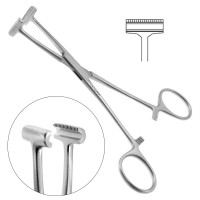 Pratt  inchT inch Shaped Tissue Forceps Str...