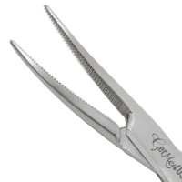 Halstead Mosquito Micro Forceps Very Delicate Pattern Curved 5"
