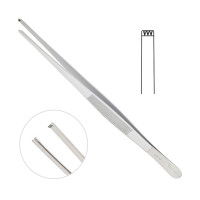 Thumb Tissue Forceps 3x4 Teeth 6"