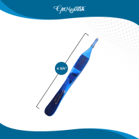 Brown Adson Forceps 4 3/4" Blue Coated 7x7 Teeth