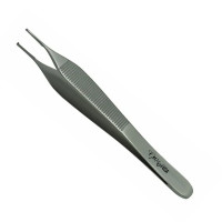 Adson Tissue and Suture Forceps 1x2 Teeth With Tying Platform 4 3/4"