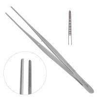 Semken Dressing Forceps 6" Serrated