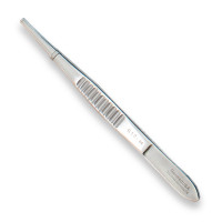 Dressing Forceps 5 1/2" Delicate Fluted Handle Serrated