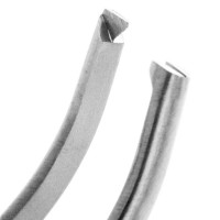 Gerald Tissue Forceps Curved 7" 1x2 Teeth