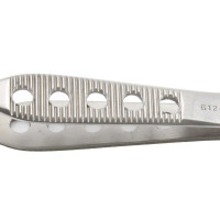 Adson Tissue Forceps 1X2 Teeth 4 3/4" (12.1cm) Light Weight Fenestrated Handles